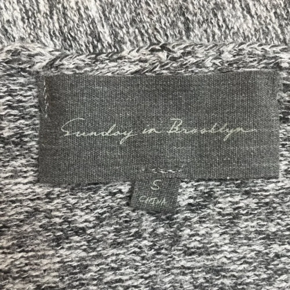 ANTHROPOLOGIE Sunday In Brooklyn Open Front Cardigan Sweater - Size Small
